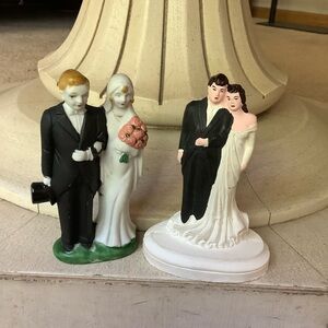 Vintage Wedding Cake Toppers